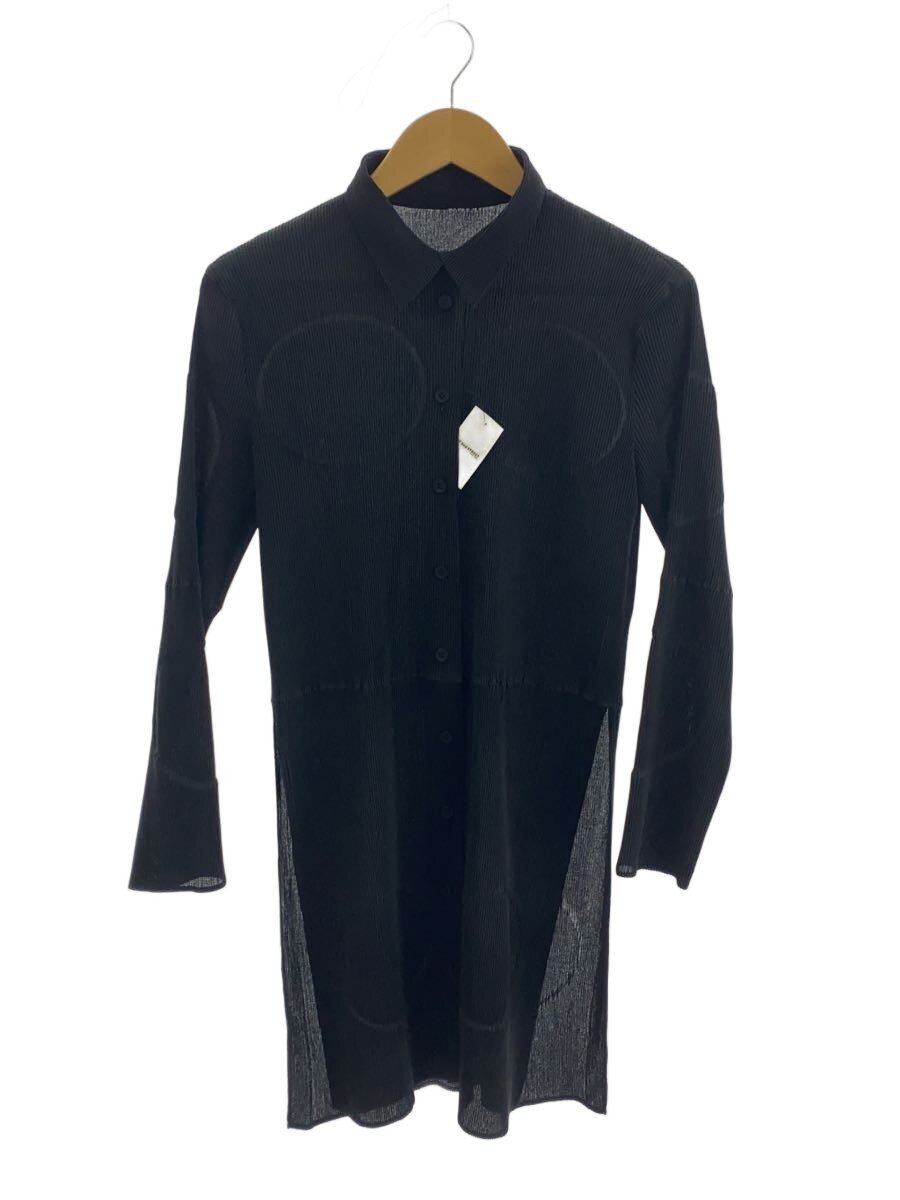 【中古】ISSEY MIYAKE◆カーディガン(薄手)/L/ポリエステル/BLK/IM84-FJ919//【レディースウェア】｜2ｎｄ STREET 店