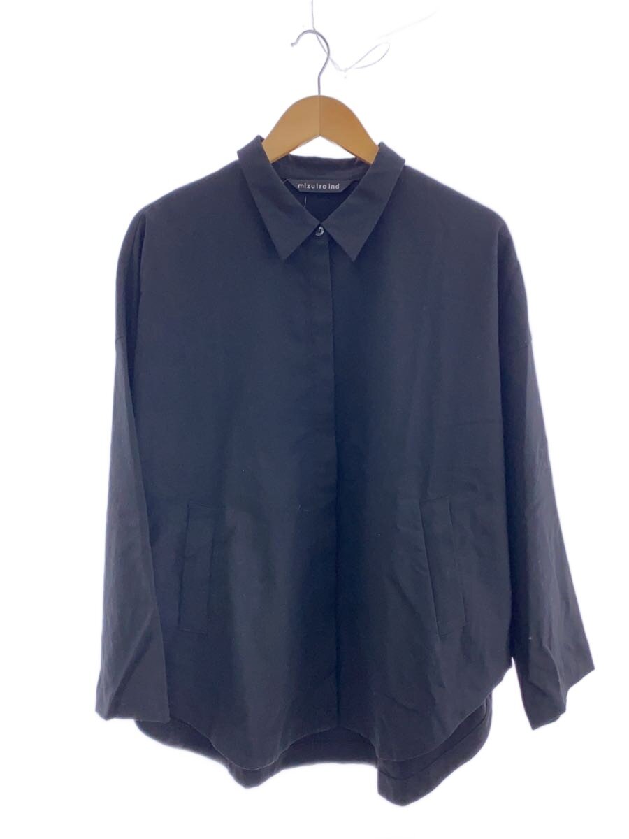 【中古】mizuiro ind◆比翼上衣/--/ポリエステル/黒いこと【レディース御召しもの】
