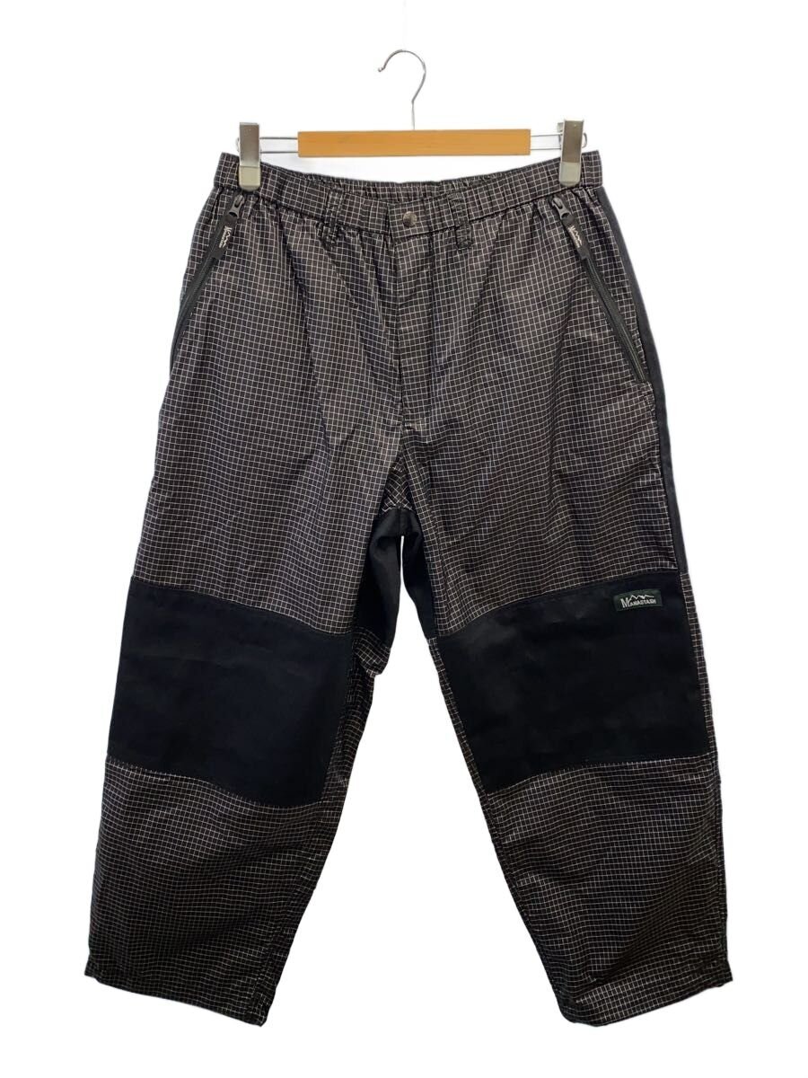 【中古】MANASTASH◆下つ方/ナイロン/BLK/黒/792-5210016/マナスタシュ/Grid Rip-Stop DNAT Pants【メンズウェア】