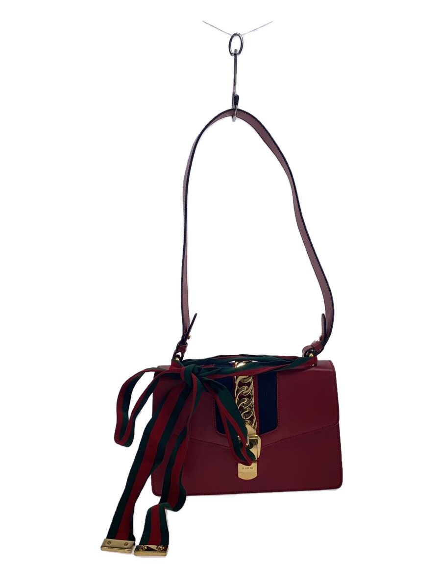 【中古】GUCCI◆ショルダーバッグ/レザー/RED/421882//【バッグ】|2nd STREET 店