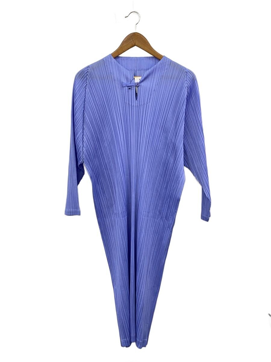 【中古】PLEATS PLEASE ISSEY MIYAKE◆衣裳/3/ポリエステル/BLU/PP13-JH146/? NULL ?【レディース御召しもの】