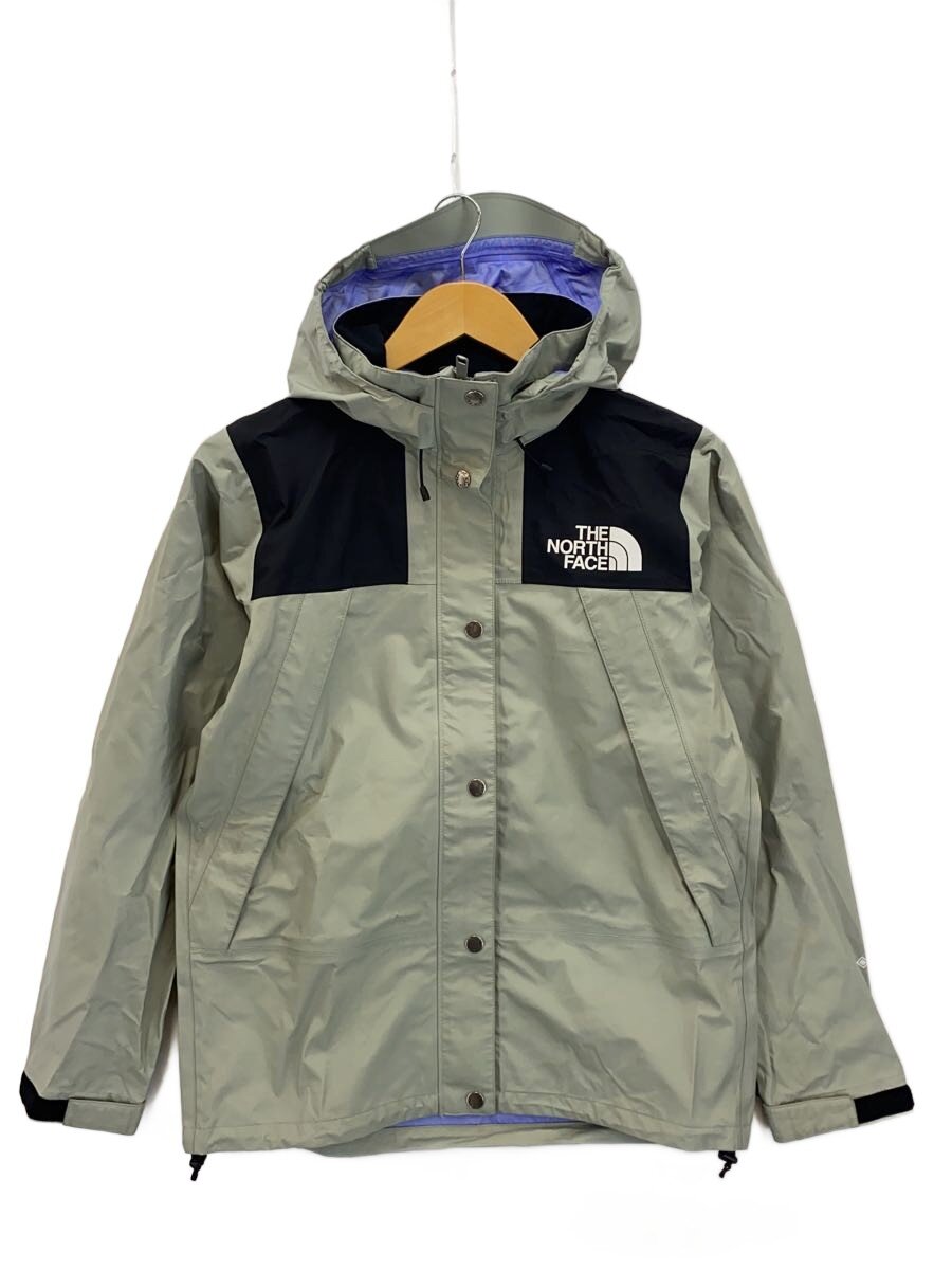 【中古】THE NORTH FACE◆MOUNTAIN RAINTEX JACKET/M/ゴアテックス/GRY【レディース御召しもの】