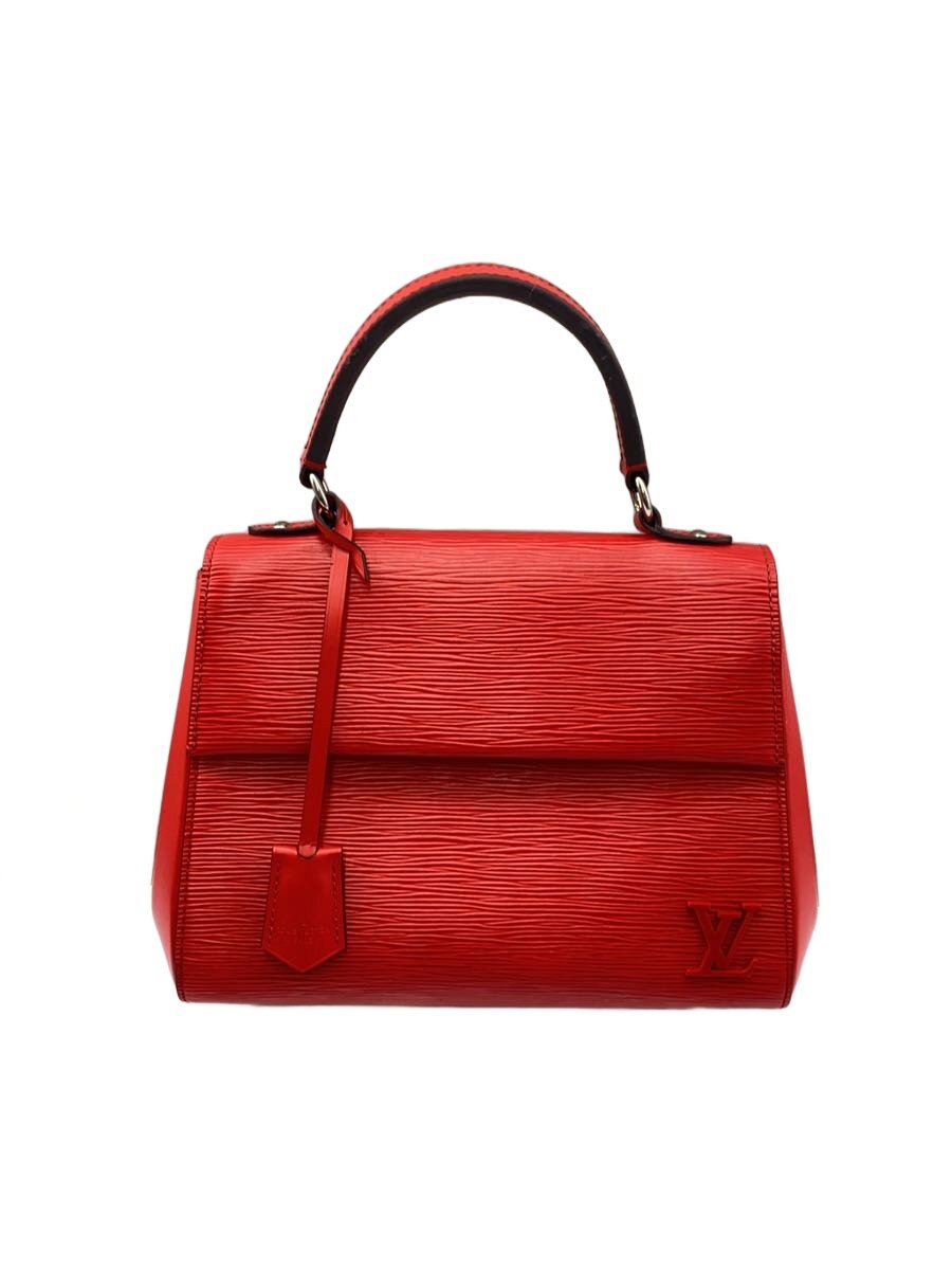 【中古】LOUIS VUITTON◆クリュニーBB_エピ/なめし革/RED【御徒面子】