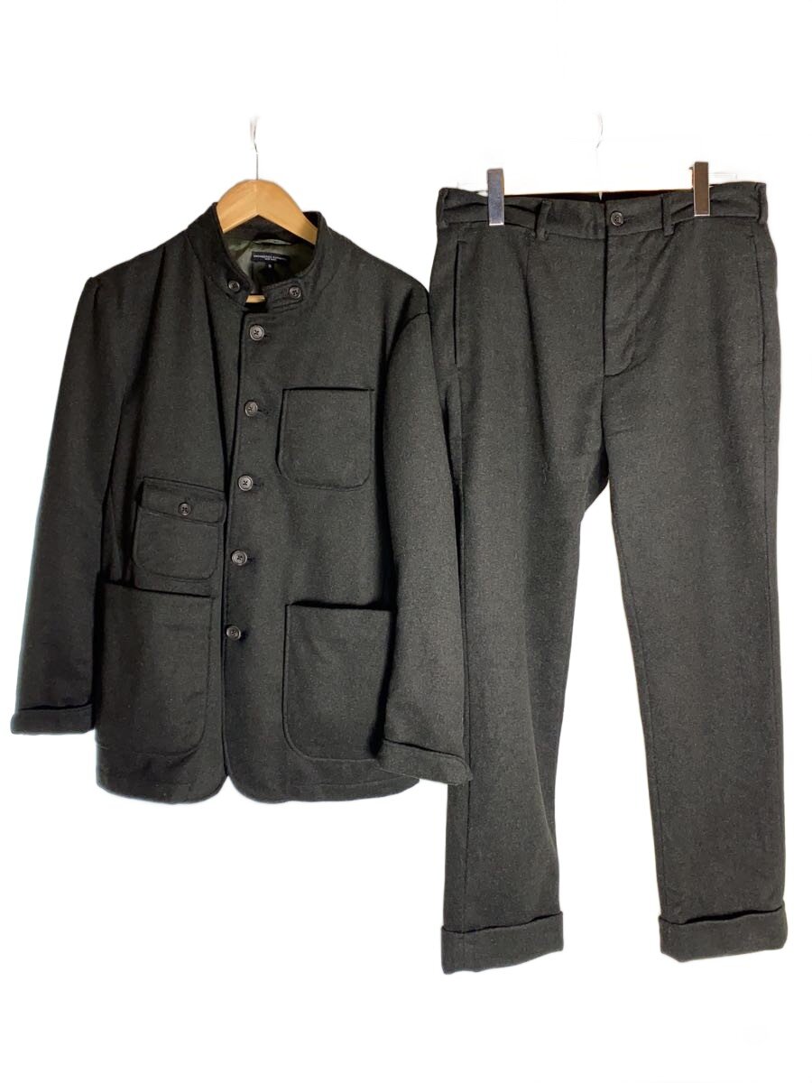【中古】Engineered Garments◆セットアップ/S/羊毛/KHK/無地【メンズウェア】