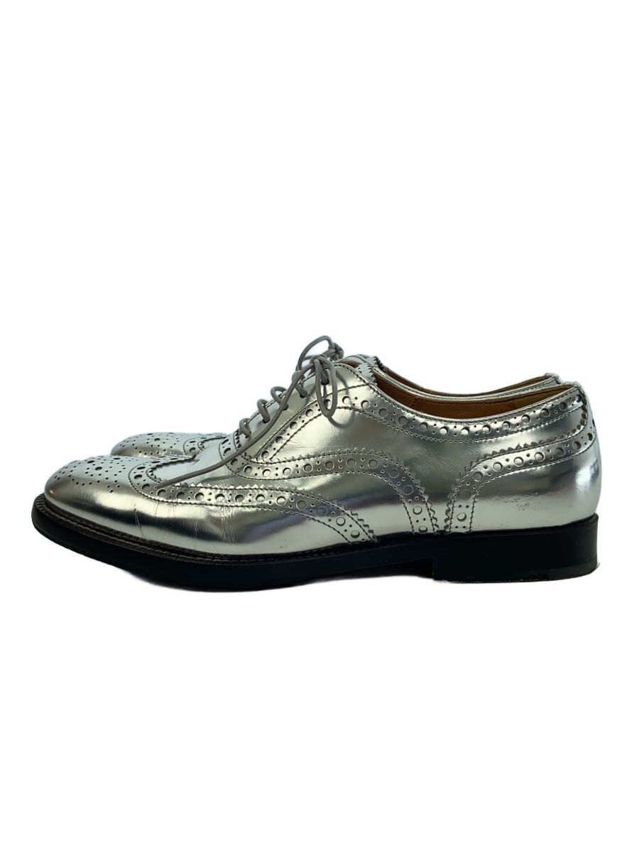 【中古】Church&rsquo;s◆バーウッド/ウイングチップ/フルブローグ/ドレスシューズ/36.5/SLV/レザー/8103102【シューズ】｜2ｎｄ STREET 店