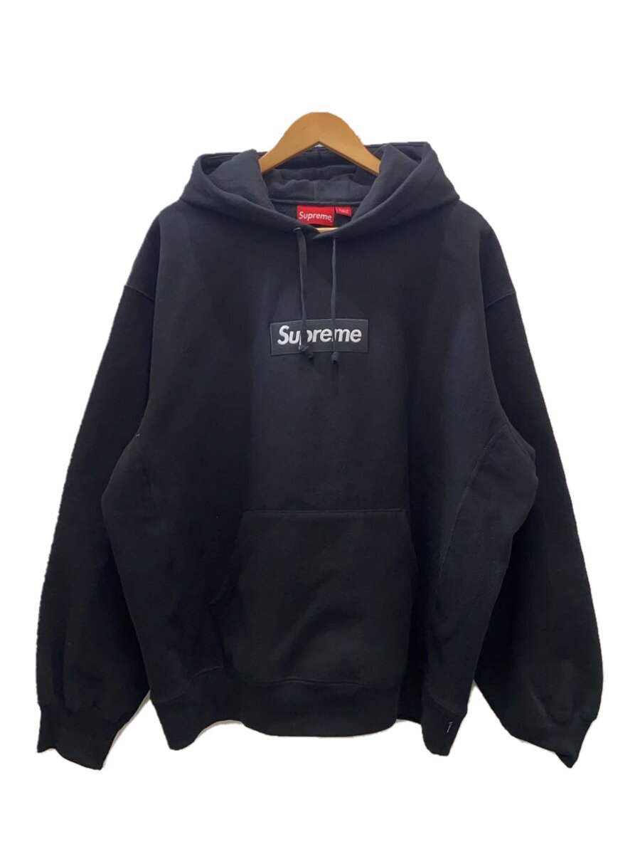 【中古】Supreme◆23AW/Box Logo Hooded Sweatshirt/パーカー/L/綿織物/BLK【メンズウェア】
