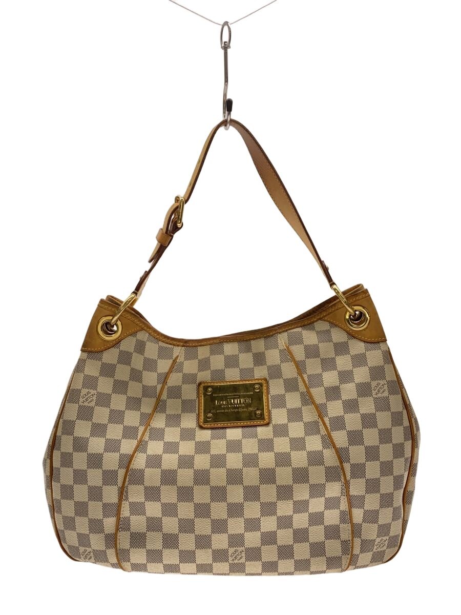 【中古】LOUIS VUITTON◆小峡谷内鰓PM_ダミエ・アズール/PVC/WHT【御徒面子】