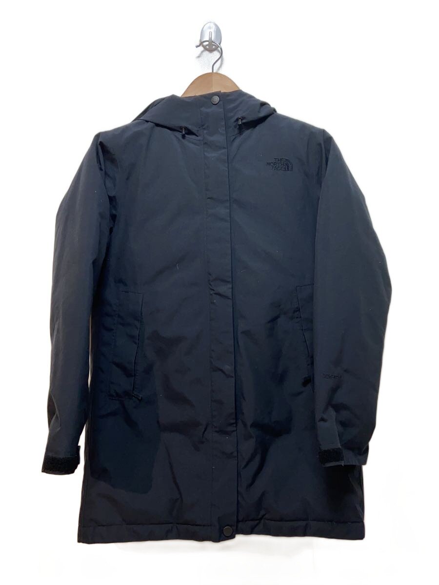 【中古】THE NORTH FACE◆MAKALU DOWN COAT_マカルダウンコート/S/ゴアテックス/BLK//【レディース御召しもの】