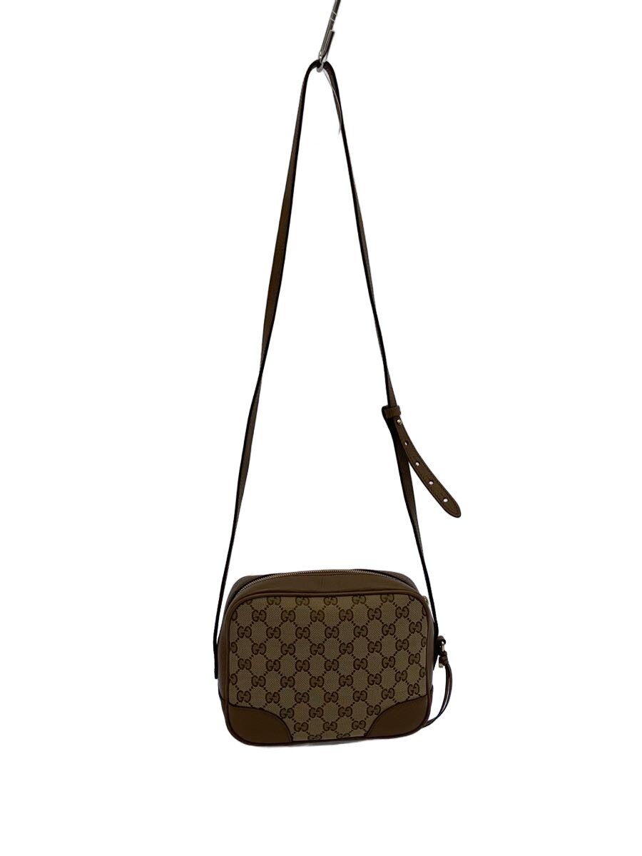 【中古】GUCCI◆ショルダーバッグ_GGキャンバス/キャンバス/BRW【バッグ】|2nd STREET 店