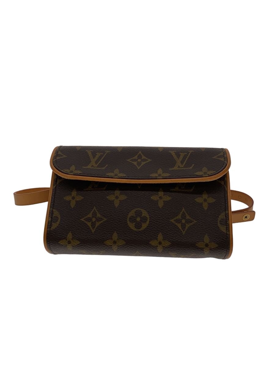 【中古】LOUIS VUITTON◆ポシェット・フロランティーヌ_モノグラム・帆布/PVC/BRW/総柄//【御徒面子】