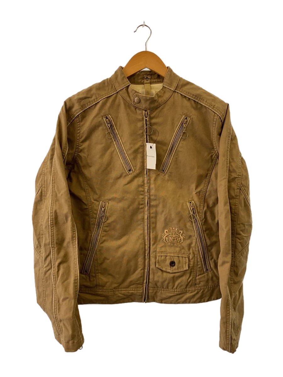 【中古】DIESEL◆シングルライダースジャケット/S/ナイロン/CML/無地【メンズウェア】｜2ｎｄ STREET 店 8,395円