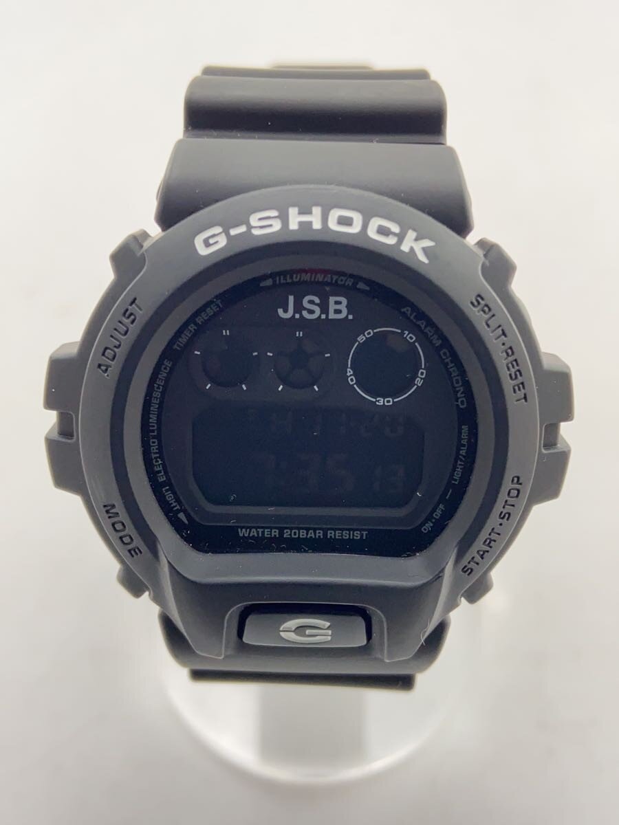 【中古】CASIO◆石英ウオッチ/デジタル/天然ゴム/BLK/BLK/SS/DW-6900FS【服飾雑貨他】