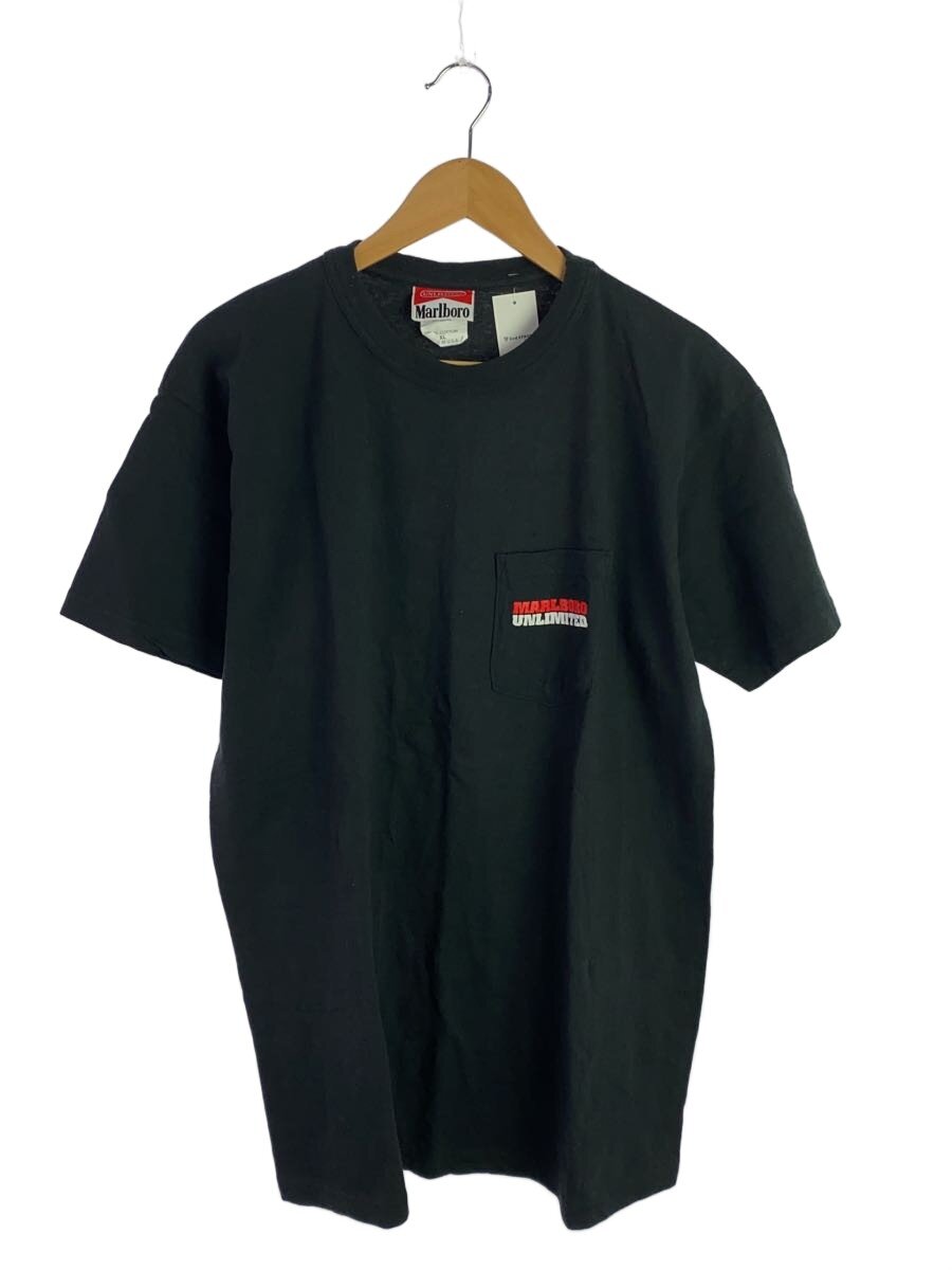 【中古】Marlboro◆プルオーバー/XL/綿織物/BLK【メンズウェア】