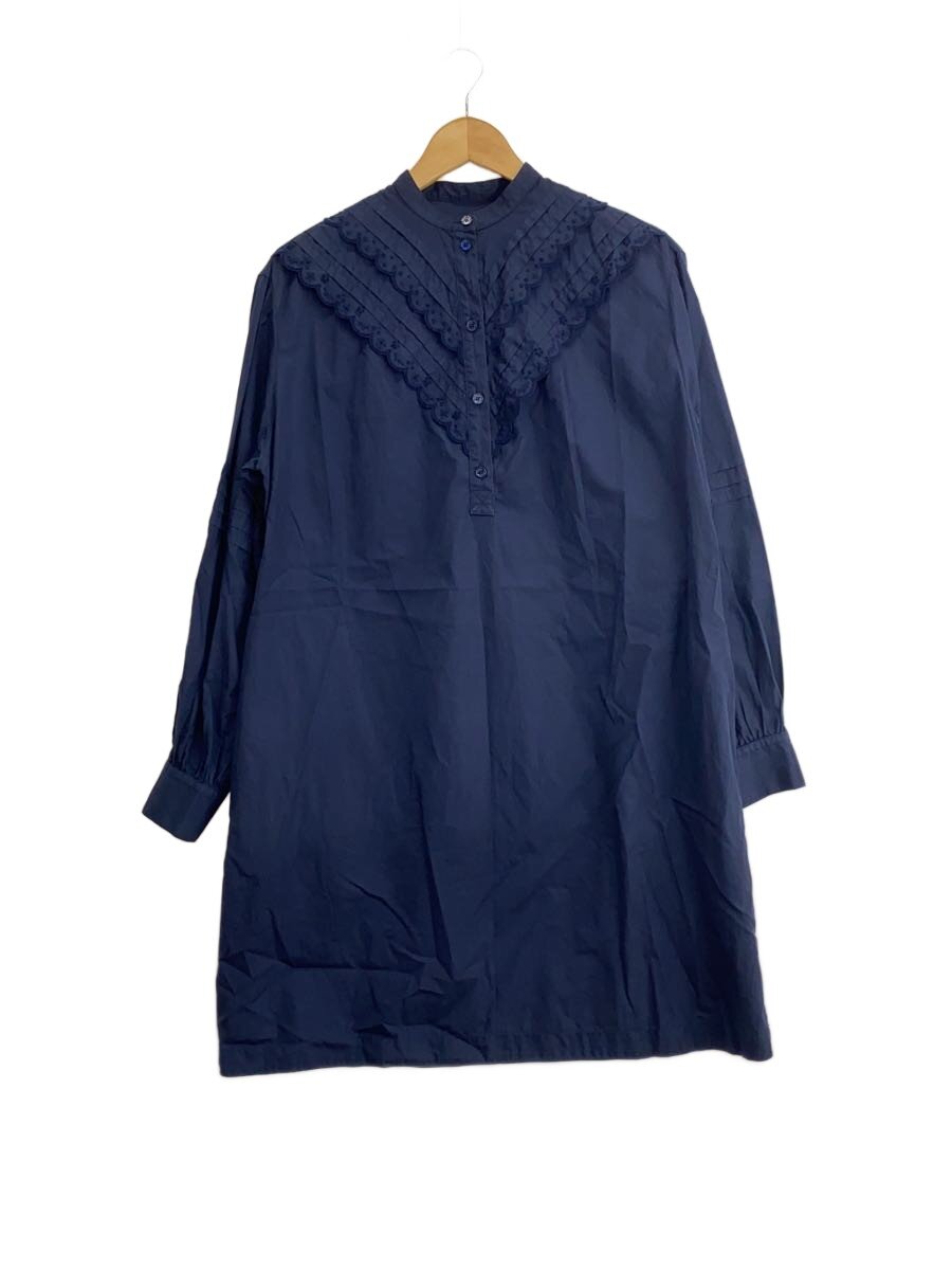 【中古】MAISON KITSUNE◆長袖衣装/34/綿織物/NVY/無地/NW01610室内用便器5030//【レディース御召しもの】