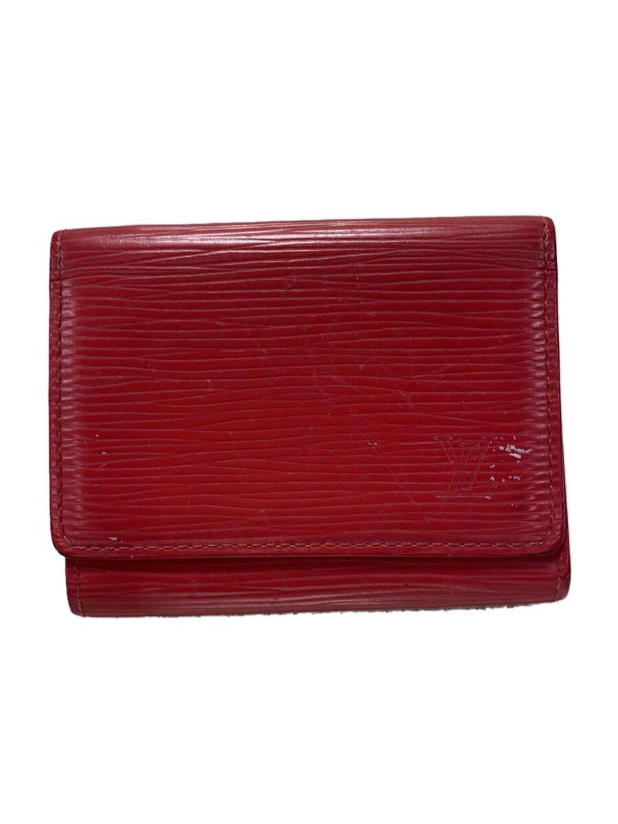 【中古】LOUIS VUITTON◆アンヴェロップ・カルト・ドゥ・ヴィジット_エピ_RED/--/RED/レディース【服飾雑貨他】｜2ｎｄ STREET 店