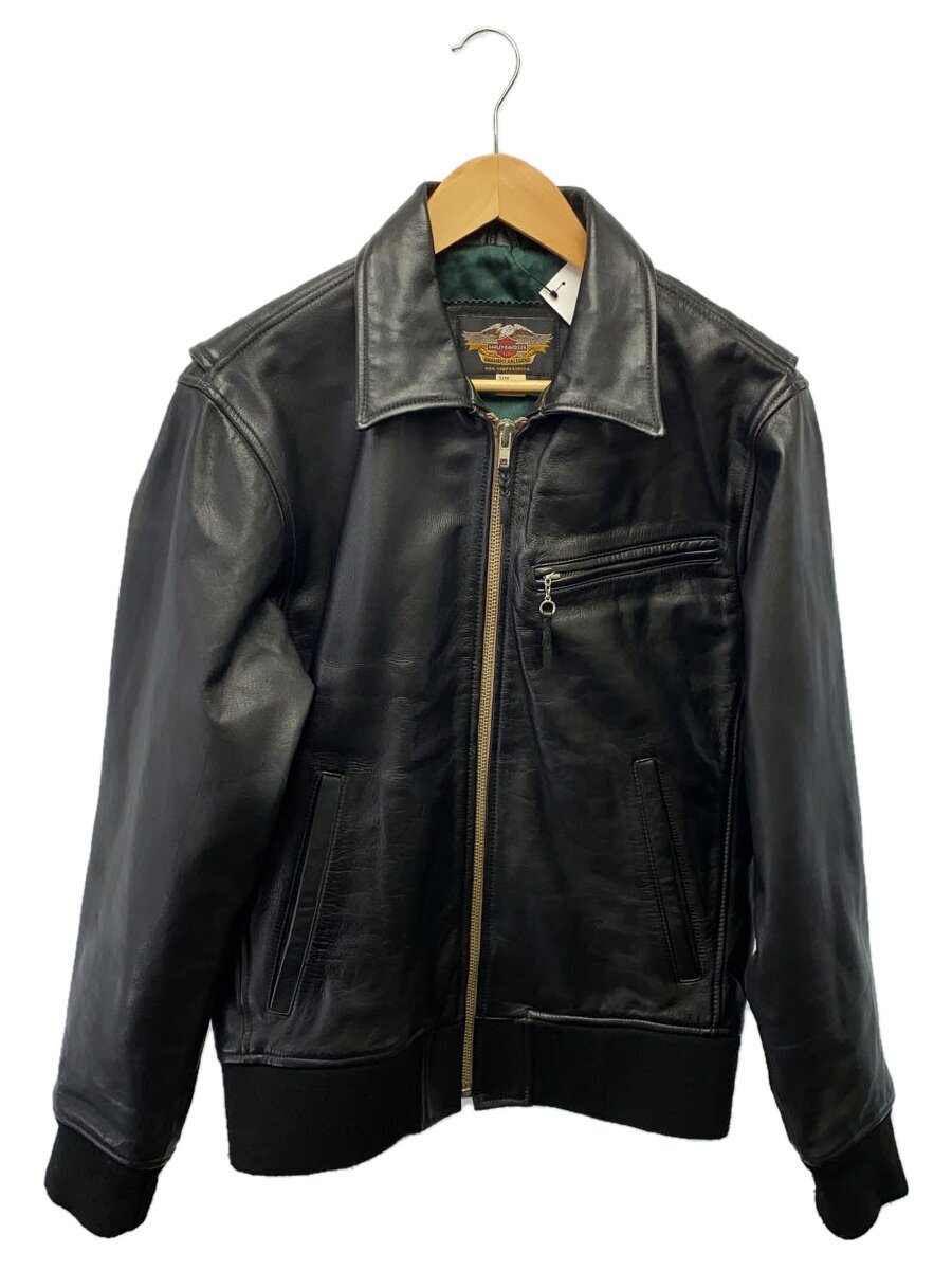 【中古】HARLEY DAVIDSON◆LEGENDARY RIDE/バックロゴレザージャケット/L/牛革/ブラック/3000047【メンズウェア】｜2ｎｄ STREET 店