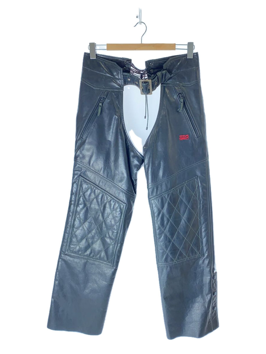 【中古】UNION JAP/下つ方/LL/牛皮/BLK/無地/UJ-0012-F16/レザーチャップス///【メンズウェア】