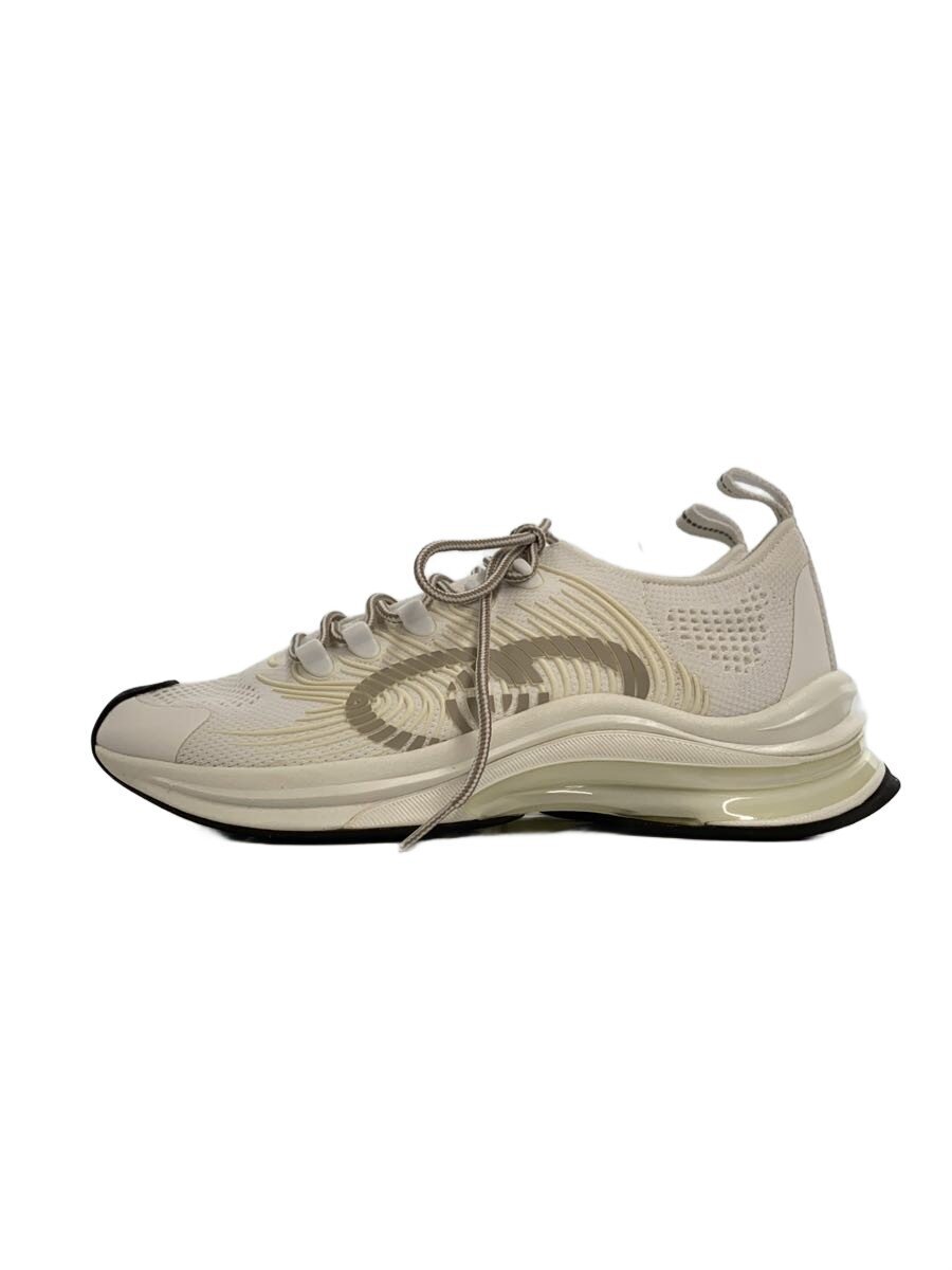 【中古】GUCCI◆ローカットスニーカー/UK6.5/WHT/680893【シューズ】