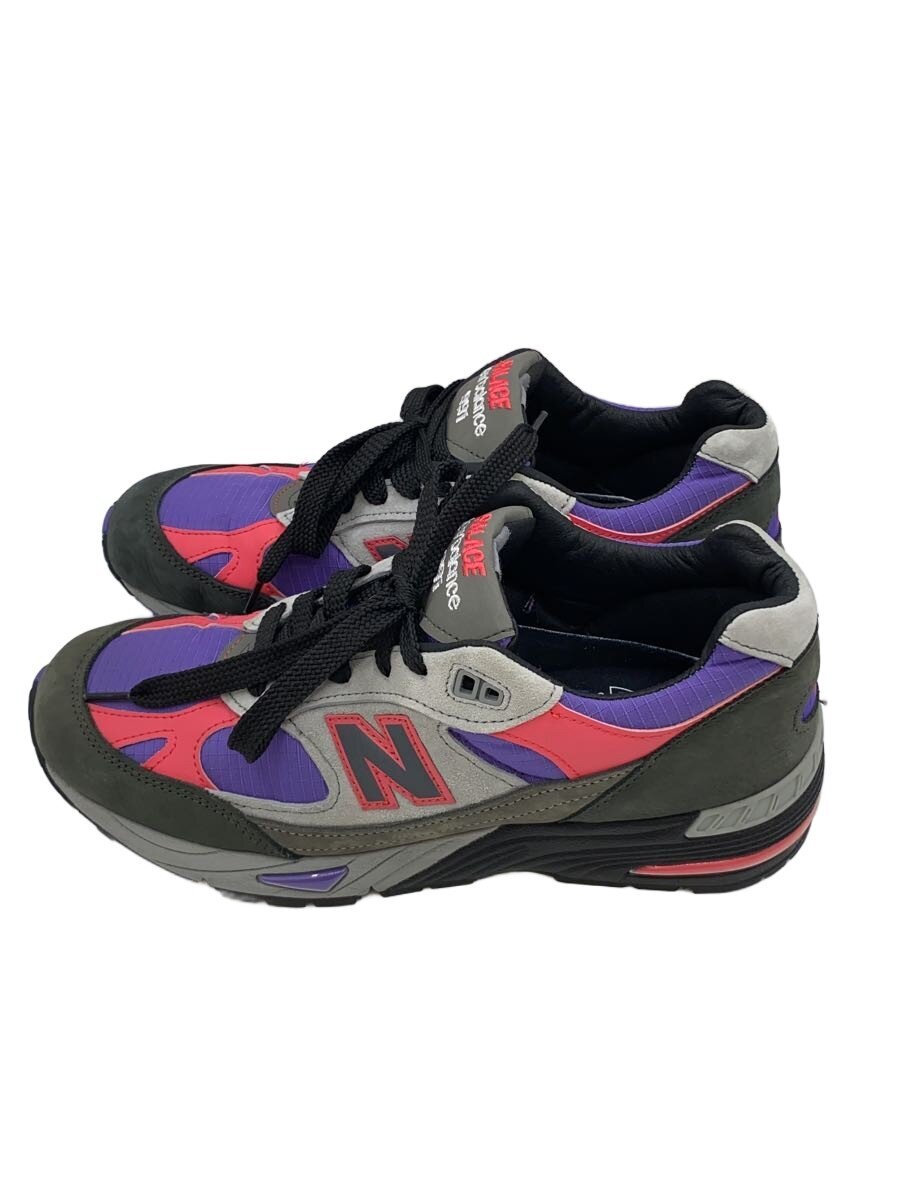 【中古】NEW BALANCE◆M991/パープル/US8/PUP【シューズ】