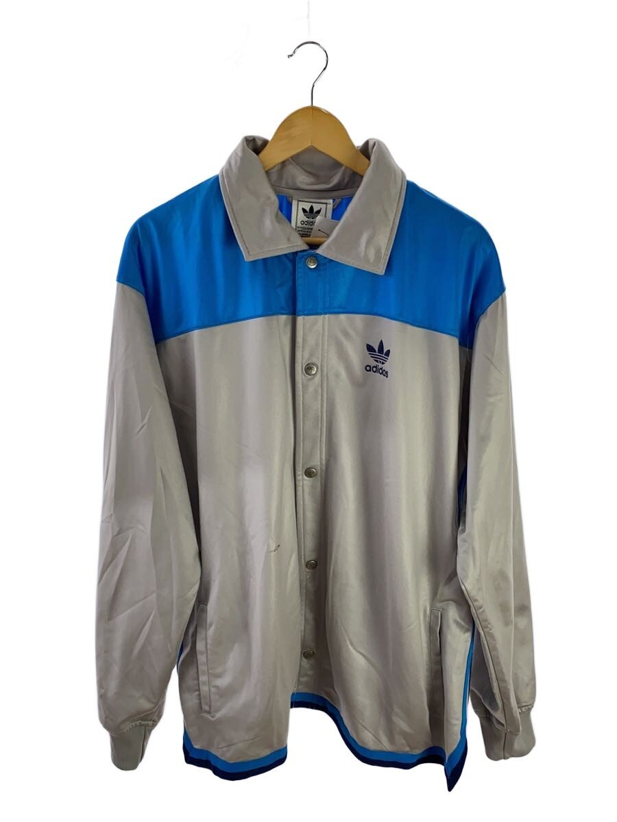【中古】adidas◆プルオーバー/M/ポリエステル/SLV//【メンズウェア】