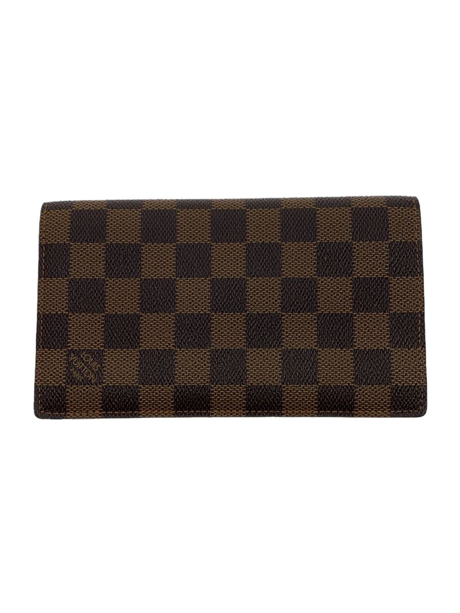 【中古】LOUIS VUITTON◆長金入れ/なめし革/BRW/総柄/メンズ//【服飾雑貨他】