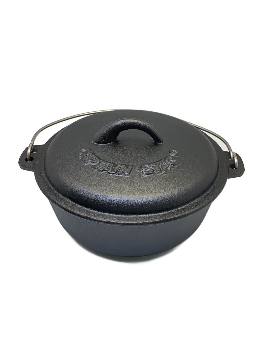 【中古】CAPTAIN STAG◆ダッチオーブン/約20cm/キャンプ用品その他/BLK【スポーツ】