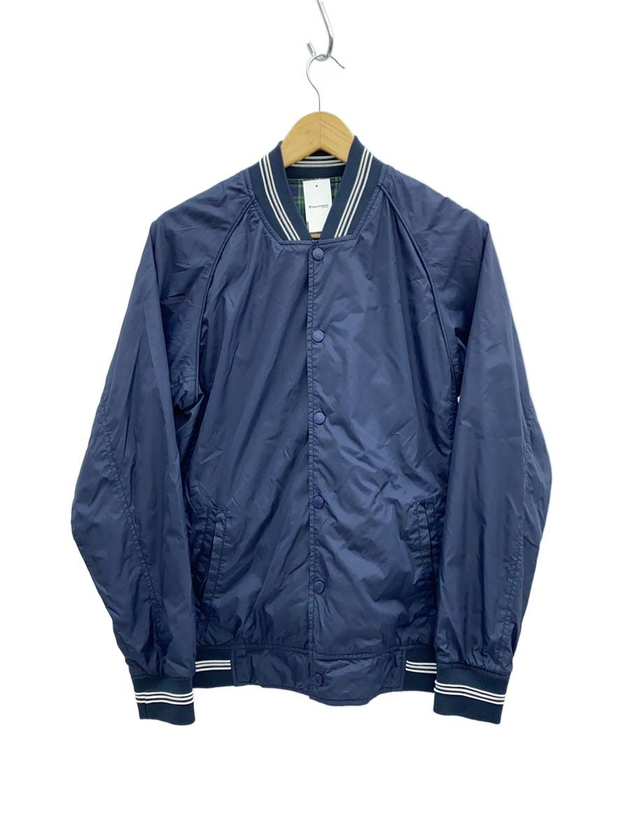 【中古】STUSSY◆スタジャン/M/ポリエステル/NVY/チェック/リバーシブル【メンズウェア】|2nd STREET 店