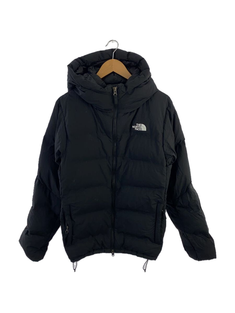 【中古】THE NORTH FACE◆BELAYER PARKA_ビレイヤーパーカ/S/ジーンズ/BLK/無地//【メンズウェア】