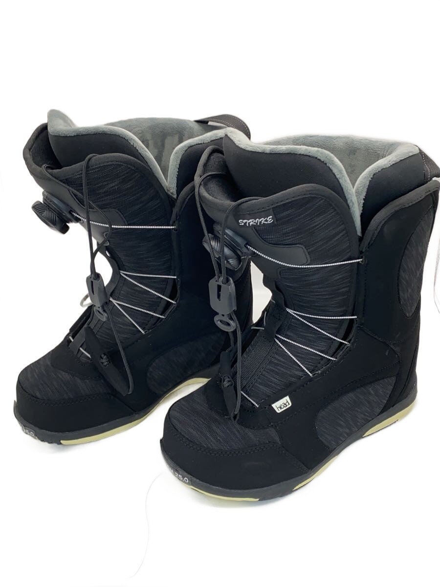 【中古】HEAD◆スノーボードブーツ/25糎/--/BLK/354421//【運動競技】