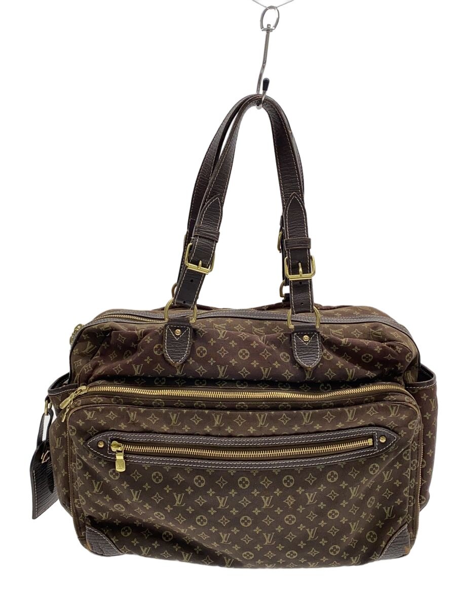 【中古】LOUIS VUITTON◆サック・ア・ランジェ_モノグラム・ミニ・幽客/帆布/BRW//【御徒面子】