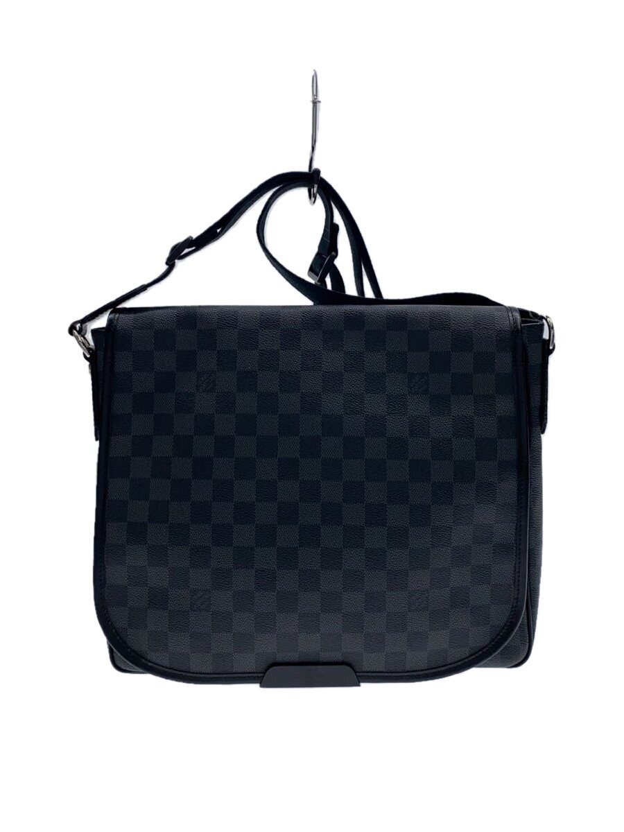 【中古】LOUIS VUITTON◆ダニエルMM_ダミエ・グラフィット/PVC/BLK【御徒面子】