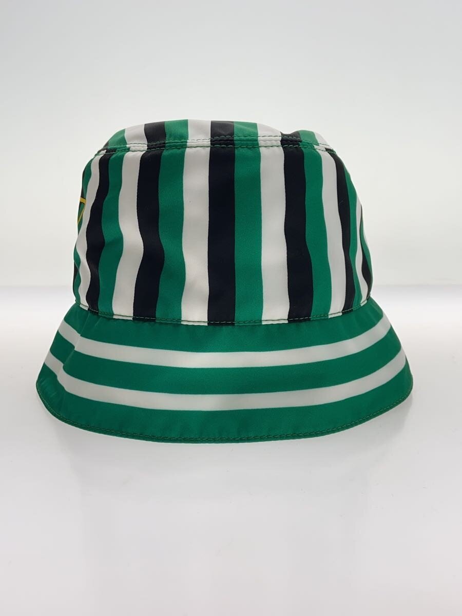 【中古】PRADA◆RE-NYLON/井戸釣瓶かぶり笠/M/ナイロン/緑であること/レディース/1HC137【服飾雑貨他】