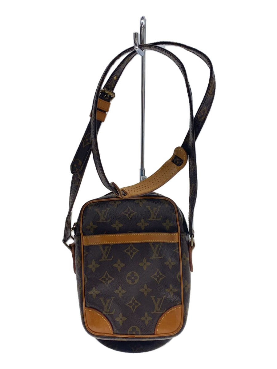 【中古】LOUIS VUITTON◆2)ダヌーブ_モノグラム・帆布/PVC/BRW/総柄/? NULL ?【御徒面子】