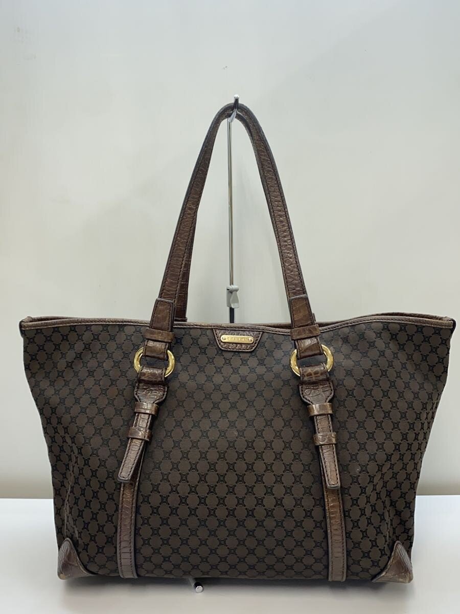 【中古】CELINE◆CELINE セリーヌ トートバッグ/キャンバス/BRW/マカダム【バッグ】|2nd STREET 店