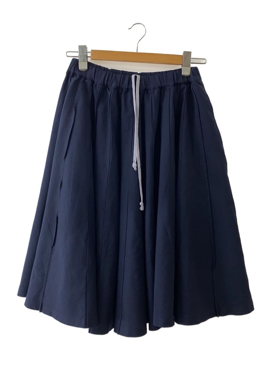 【中古】COMME des GARCONS COMME des GARCONS◆筋目スコート/2005S/ロングスコート/XS/ポリエステル/NVY/RQ-S012【レディースお召しもの】