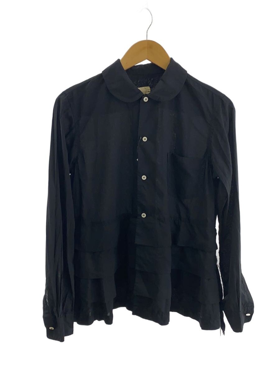 【中古】COMME des GARCONS◆長袖ブラウス/M/ポリエステル/ブラック/GS-B026/AD2016/丸襟/フリル【レディースウェア】｜2ｎｄ STREET 店 15,101円