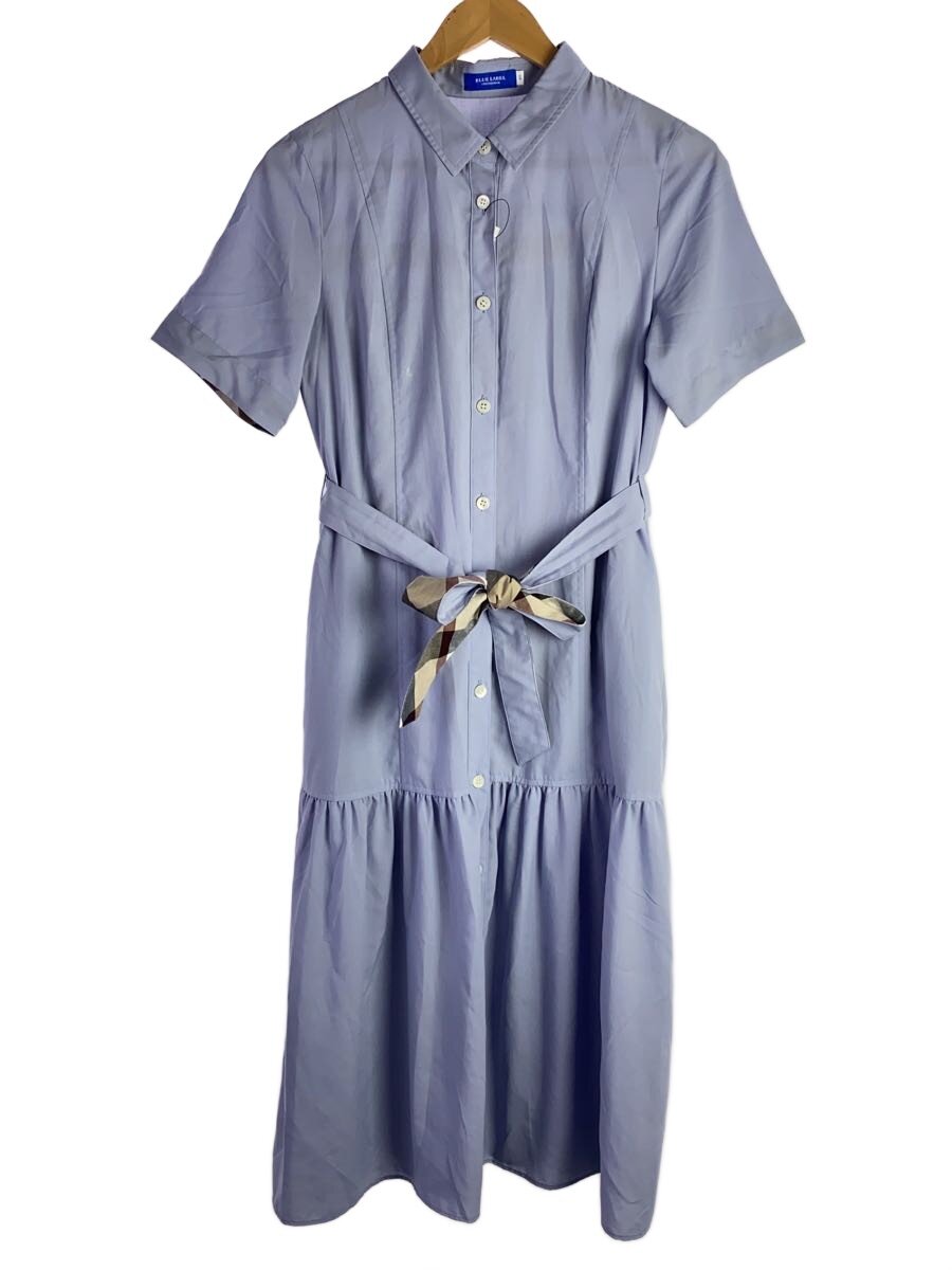 【中古】BLUE LABEL CRESTBRIDGE◆半袖衣装/40/ポリエステル/BLU/55J18-542-20//【レディースお召しもの】