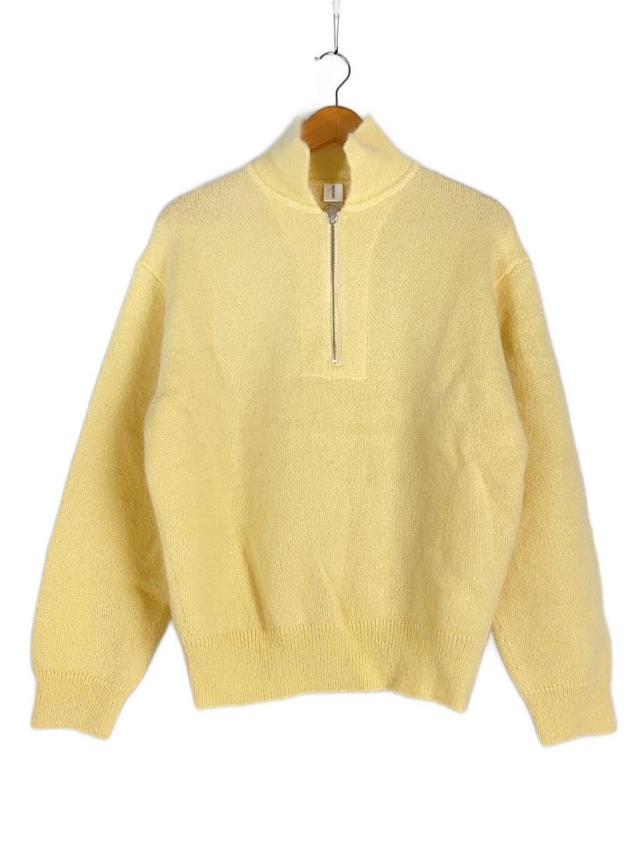 【中古】MEIAS◆SUPER KID MOHAIR HALF ZIP PULL OVER/MOPO/M/ウール/アイボリー【メンズウェア】｜2ｎｄ STREET 店