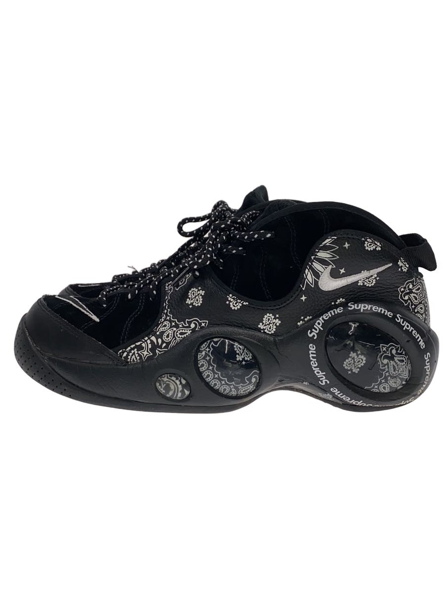 【中古】NIKE◆AIR ZOOM FLIGHT 95 SP_大気圏 望遠レンズ飛翔 95 シュプリーム/26糎/BLK/キズ有【シューズ】