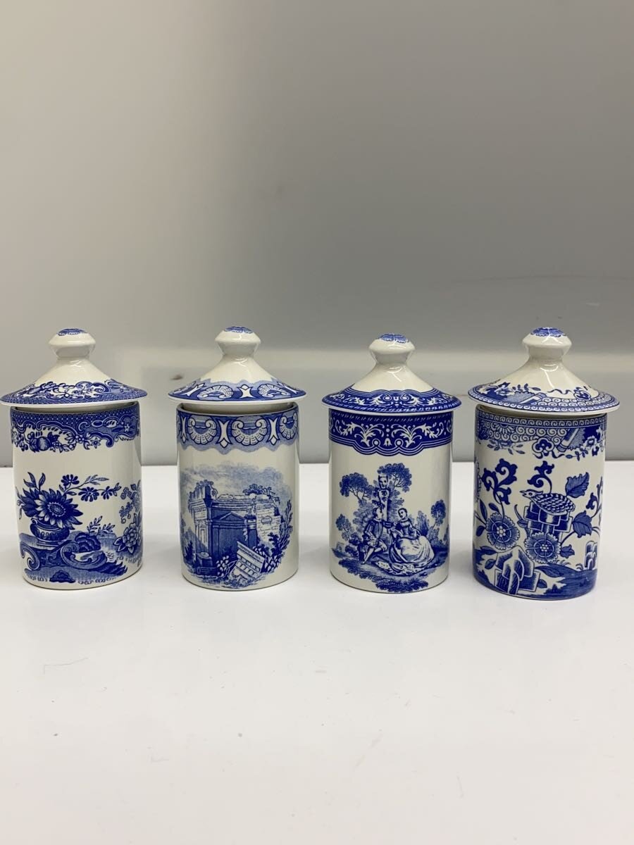 【中古】SPODE BLUE ROOM/湯呑/4点セット【キッチン用品】