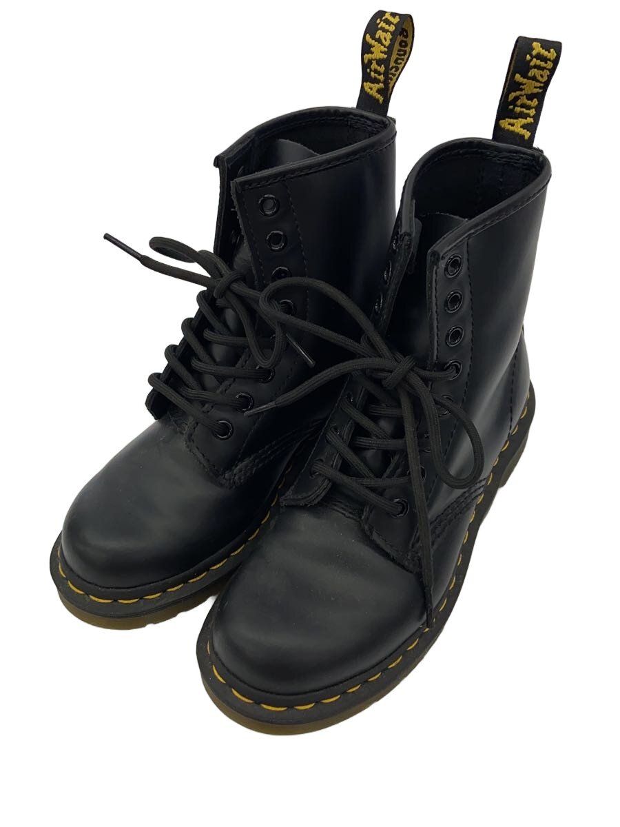 【中古】Dr.Martens◆8大広間/レースアップブーツ/UK3/BLK/なめし革/11821【シューズ】