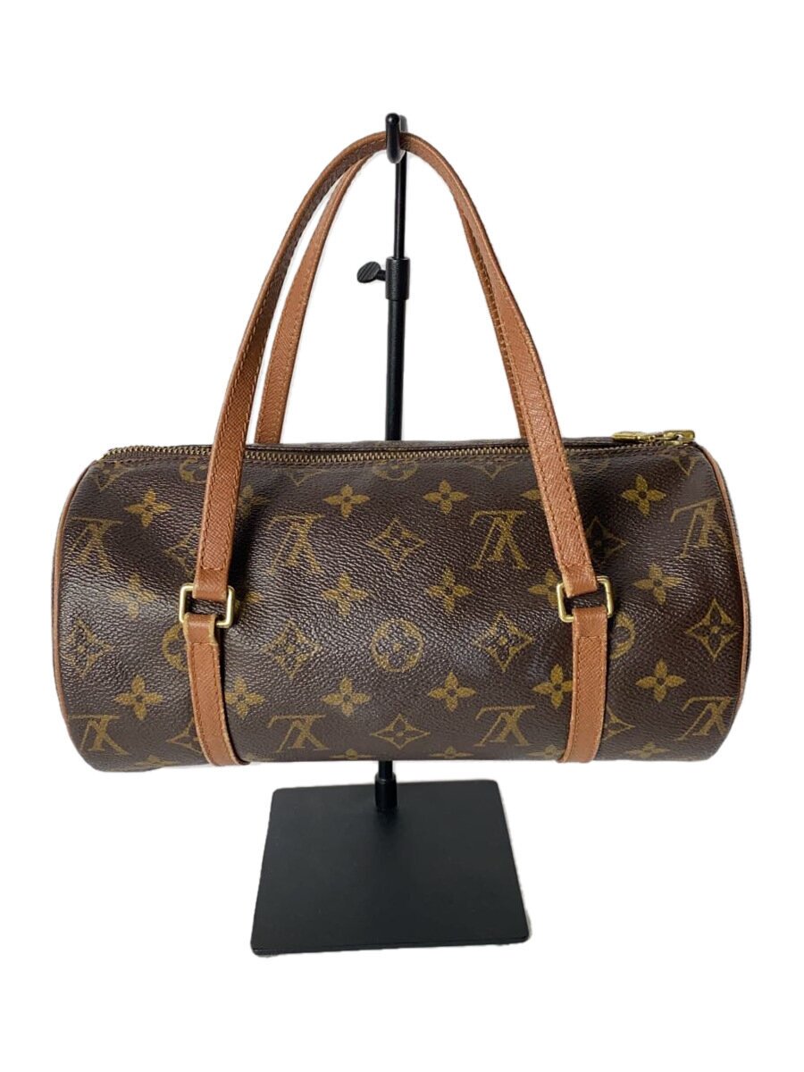 【中古】LOUIS VUITTON◆2)パピヨン26_モノグラム・帆布/PVC/BRW/モノグラム【御徒面子】