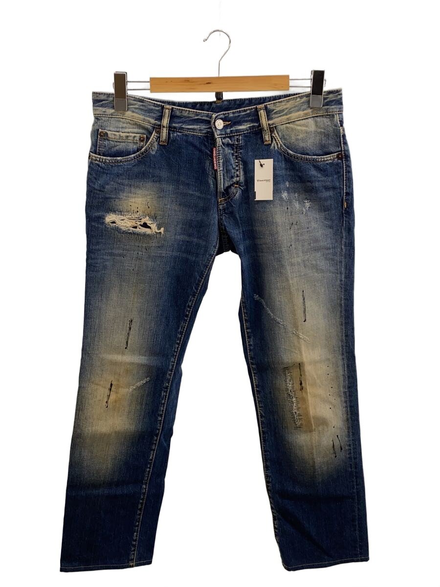 【中古】DSQUARED2◆SKATER JEAN/不都合産業/下つ方/48/ジーンズ/インディゴ/S71天使の都市0530 S30309【メンズウェア】