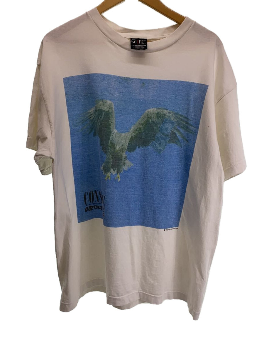 【中古】SAINT MICHAEL◆プルオーバー/XL/綿織物/WHT/刷り上げる/SM-A23-0000-C10/? NULL ?【メンズウェア】