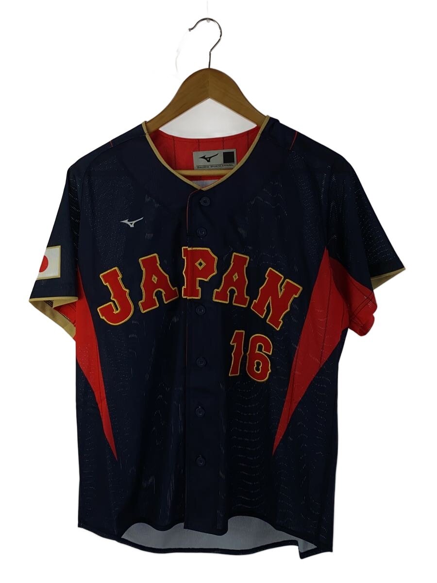 【未使用に近い　サイズO】MIZUNO 侍ジャパン　刺繍　ユニフォーム　XL 12jrmj7014.jpg