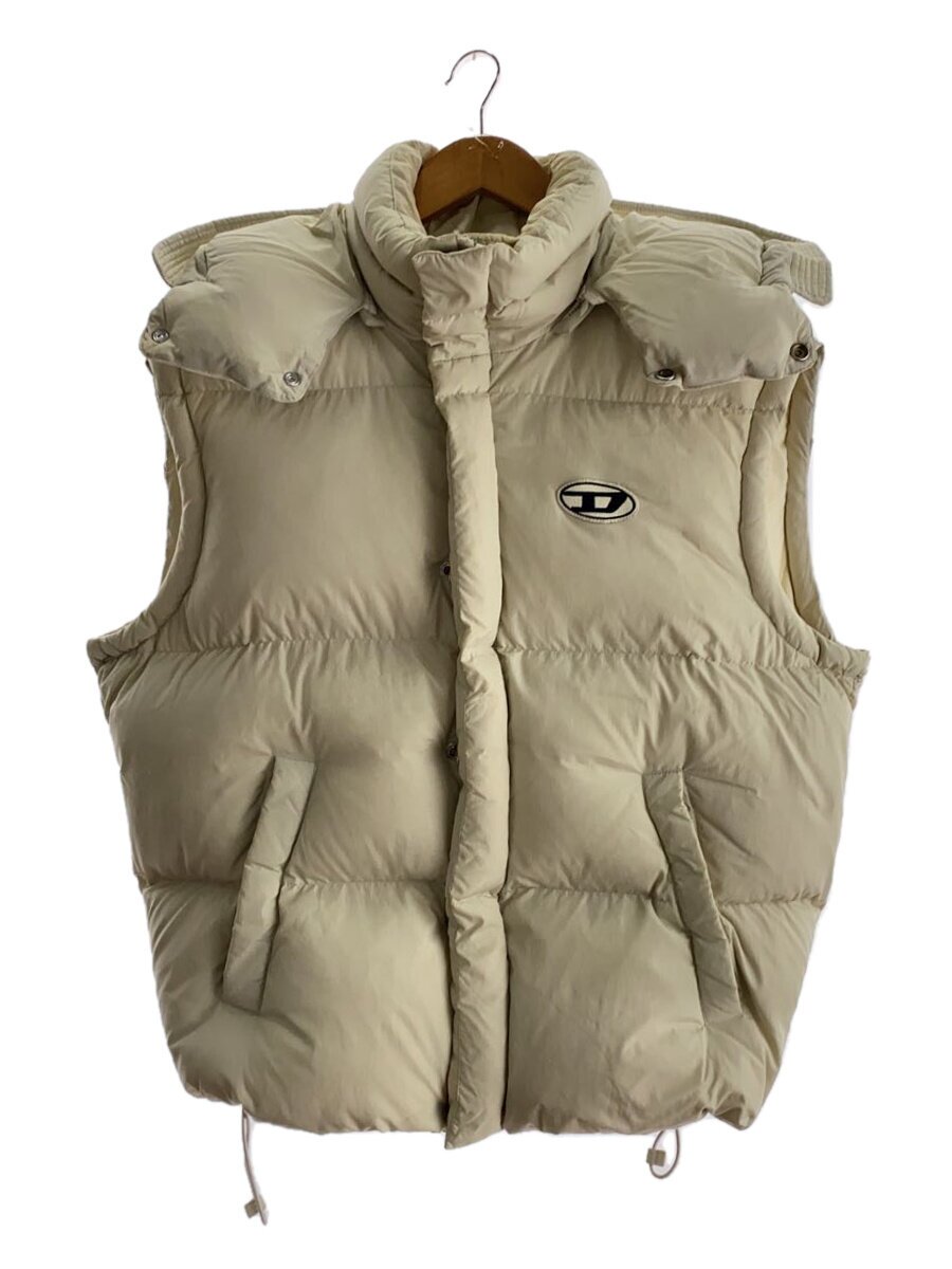 【中古】DIESEL◆W-ROLF-SL-NW JACKET/落ちこむより良い/L/ナイロン/WHT/A06286【メンズウェア】
