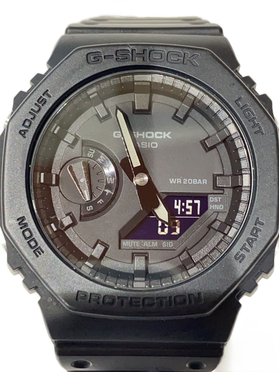【中古】CASIO◆石英ウォッチ・G-SHOCK/デジアナ/思われ人/BLK/BLK/SS【服飾雑貨他】