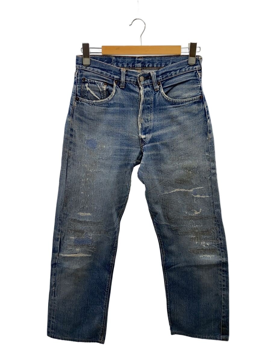 【中古】Levi’s◆70s/VT/501/BIGE/実寸W31/ジーンズ/インディゴ/取り繕い多【メンズウェア】