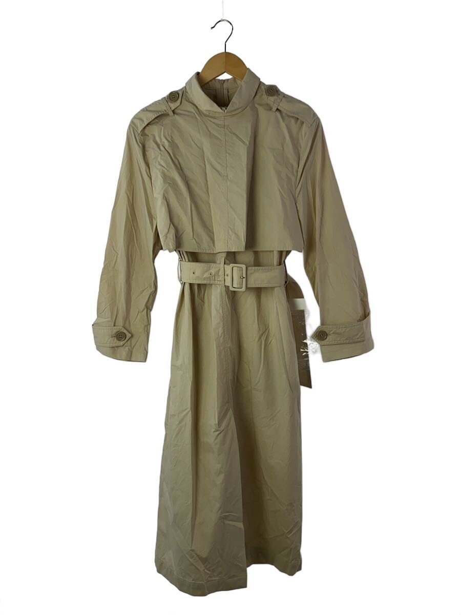 【中古】MM6◆Reversed Trench Coat Dress/36/コットン/BEG/S62CT0140 S47294//【レディースウェア】|2nd STREET 店