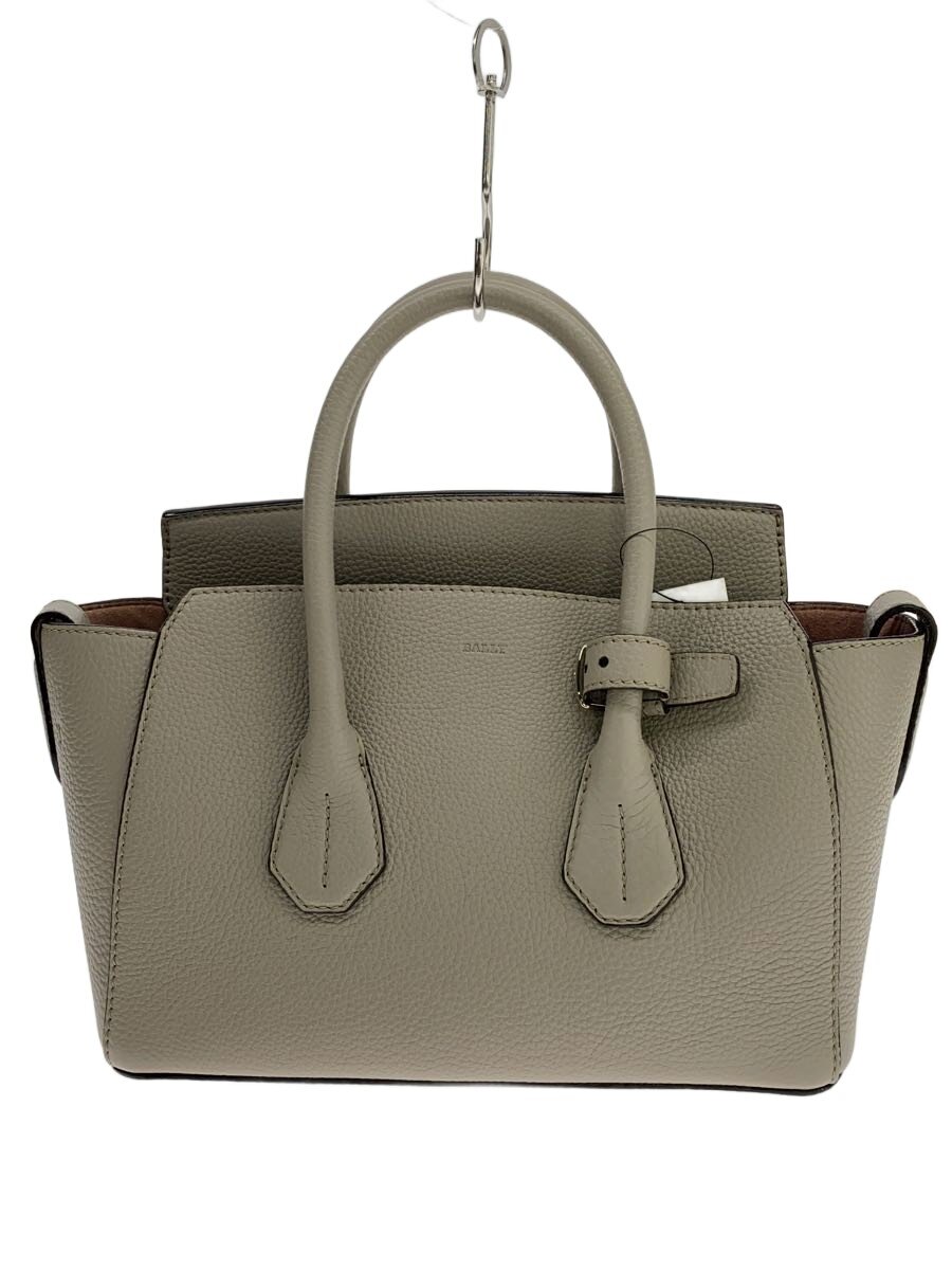 【中古】BALLY◆SOMMET SM/ハンドバッグ/レザー/SLV【バッグ】｜2ｎｄ STREET 店